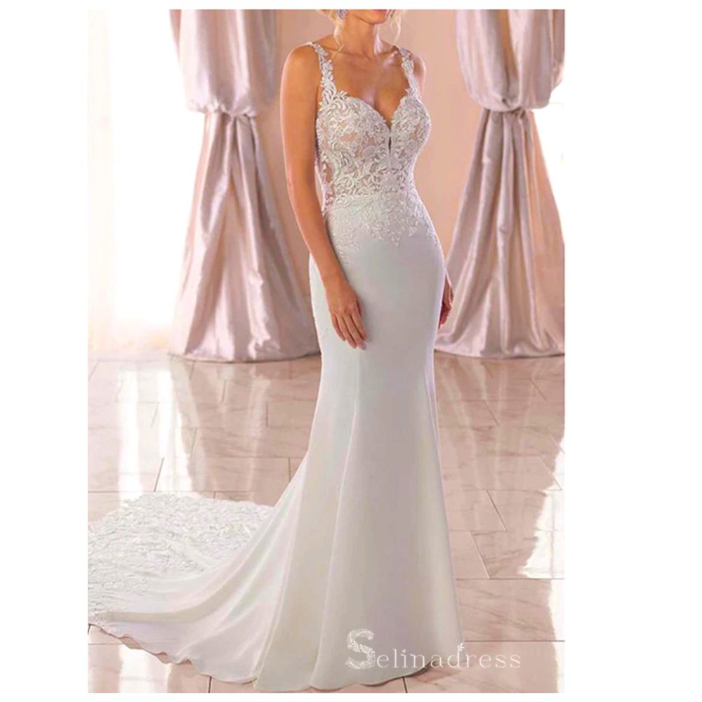 SELINA DRESS / MERMAID WEDDING GOWN / SZ 10 / NWT